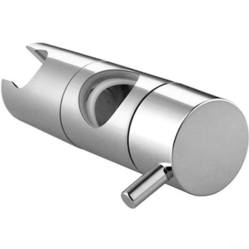 DAZZLEEX Supporto regolabile per soffione doccia cromato da 19 a 25 mm, staffa scorrevole da 20 mm