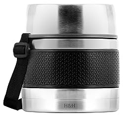 H&H Porta Vivande in Acciaio 18/10, Lt 0,75