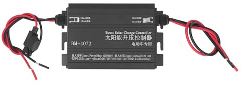 MPPT Solar Boost Controller 24V 36V 48V 60V 72V Batterie Elektroauto Fahrrad Solarpanel Batterieregler Laderegler 12-50V 400W Zum Laden des Solarsystems