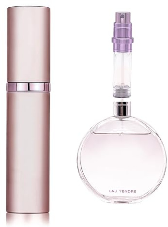 muilsae AA00PK Vaporisateur Parfum, 5 ml Flacon rechargeable, Vaporisateur de voyage portable, adapté au sac à main, au voyage, pour femmes et hommes (Rose)