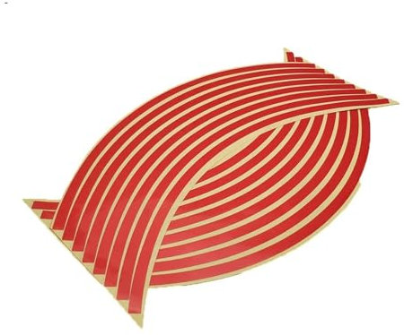 Rueda Moto Adhesivos Reflectantes Llantas Moto Cintas Adhesivas Para X ADV 750 Para X11 Para ST1300 Accesorios Calcomanía Calcomanía(Red)