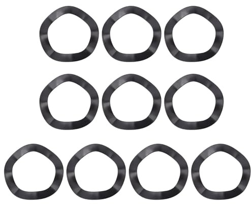YHAILI 10 Teile/Satz Edelstahl Fahrräder Kurbel Kurbelgarnitur Boden Spacer Gebogen Kissen Spacer Für Mountainbikes Kettenblätter
