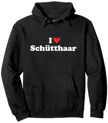 I Love Schütthaar Streuhaar Haare Haarausfall Pullover Hoodie
