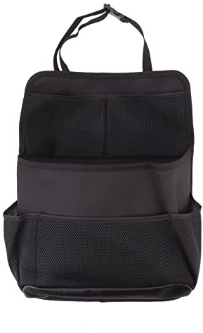 LIYJTK Organizzatore di auto tasca multi -tasca per la borsa di stoccaggio di grande capacità sedile posteriore per tablet per telefono bottiglia