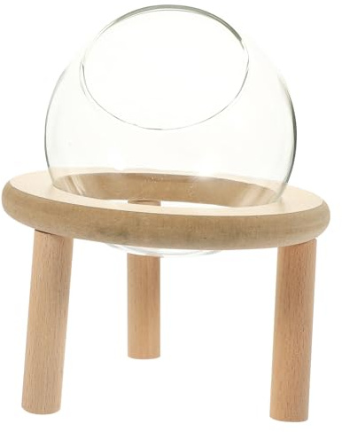 Kisangel Hamster Badewanne mit Sandbad Funktion Transparenter Glasbehälter für Kleintiere im Haustier Badezimmer und Schlafnest Umgebung
