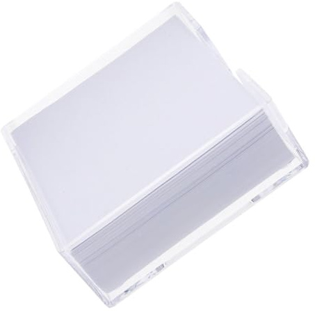 Cabilock Kleiner Notizblock-Block mit Quadratischen Memo-würfeln Nachfüllpack Nicht Klebend Tragbare Transparente Box für Büro Schule und Zuhause