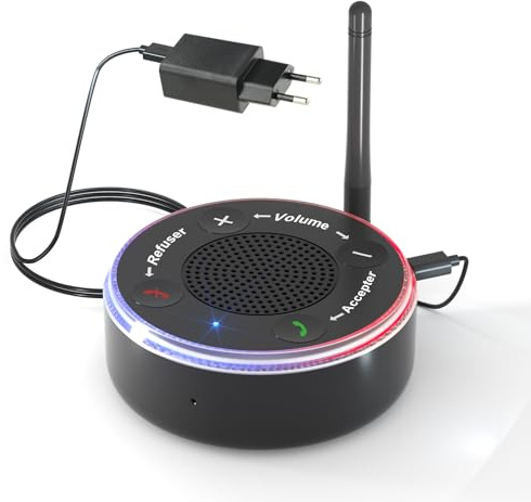110dB Amplificateur d'appel avec flash pour seniors et malentendants