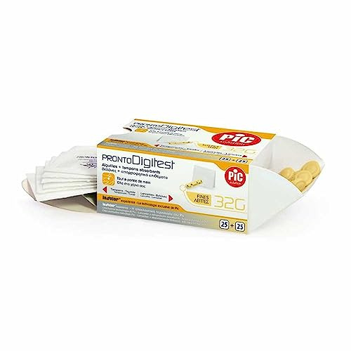 Pic Solution Pronto Digitest 25 Lanzetten und 25 G32 Pads