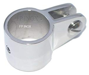 Abrazadera de acero inoxidable para tubo de 22 mm de diámetro, acero inoxidable A4