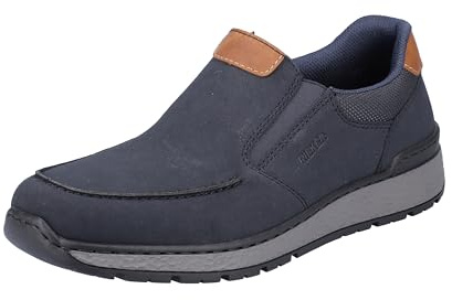 Rieker B9062 För Män Loafers, blå, 42 EU
