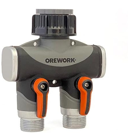 Distribuidor metálico de 2 vías