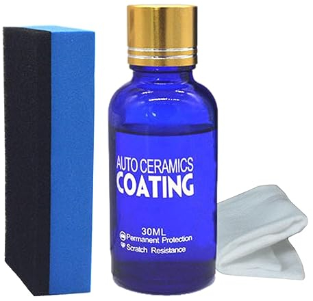 Fulenyi Ceramic Versiegelung Auto 9H Nano Keramik Versiegelung für Autos, KFZ Nano Ceramic Coating Hochglanz, Kratzfest, super hydrophobe, Hightech Lackschutz, mit, 30 ml