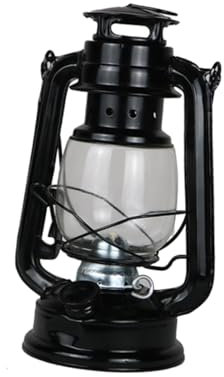 FUNOMOCYA linterna portátil artesanías metal lampara queroseno lampara aceite accesorios escritorio accesorios escritorio bar lámpara kerosene carpa lampara retro