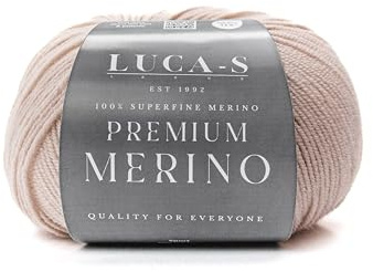 Premium-Merino-Garn, 4-fädig, Superwash Baby-Merinowolle, 100 % reine, extra feine Merinowolle, Strickwolle, Häkelwolle, 50 g Knäuel