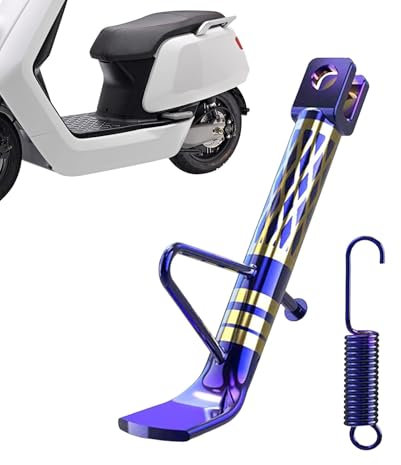 Cavalletto per moto, Cavalletto laterale per cavalletto per moto | moto Cavalletto Cavalletto da parcheggio Supporto laterale per piedi,Supporto per piedi di parcheggio stabile e robusto per