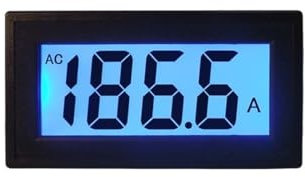 NFDBDGZD LCD Digital AC amperímetro medidor de Corriente Fuente de alimentación AC100-240V 220V AC 200mA 2A 10A 50A 100A 300A 500A 1000A 75mV amperios(AC200uA)