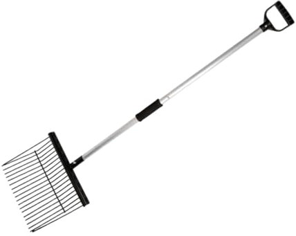 Colcolo Attrezzatura Forcella di Forcella di Letame di Ferro Multipla Forniture equestri Strumenti stabili per Il di allevamenti di Animali da