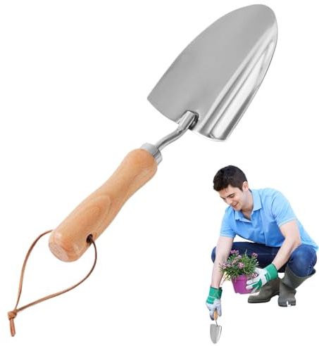 Palabra De Excavación De Jardín - Limra De Jardín De Acero, Cómoda Pala De Jardín De Mango | Shaarp Point Blades Palabra Ergonómica A Mano, Mango Ergonómico Sela De Acero Inoxidable para Lechos