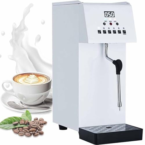 Montalatte, macchina automatica, schiumatore elettrico a vapore da 6 litri con display a LED per bar e ristoranti di caffè e tè