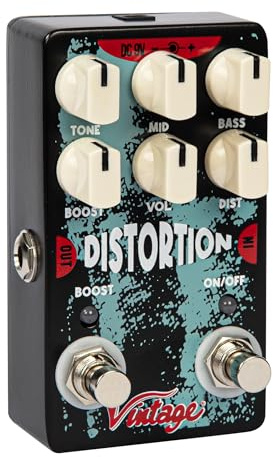 Vintage Distortion Effects Pedal