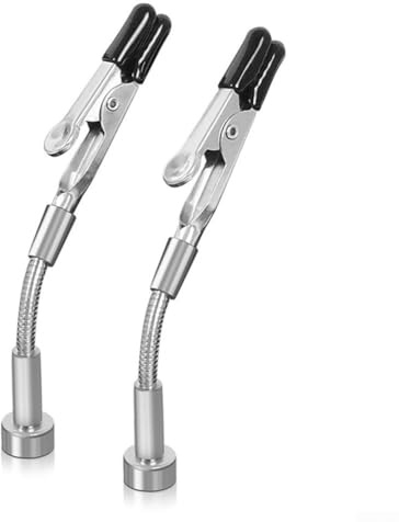 Minhe Lötkolbenhalter mit flexiblen Schwanenhals-Armen und Edelstahl-Klemmen, verstellbare dritte Hand für Elektronik-Reparatur (2 Stück)