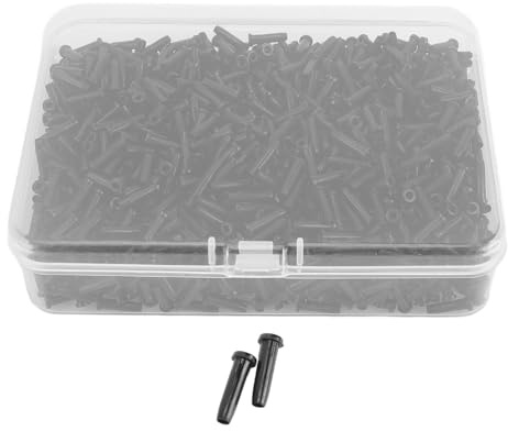 MechKit Protezione per Corde per Racchette Badminton Tubi protettivi per Corde in Nylon Nero ad Alte Prestazioni per Riparare Racchette Badminton 2,6 mm x 9,3 mm 50 g
