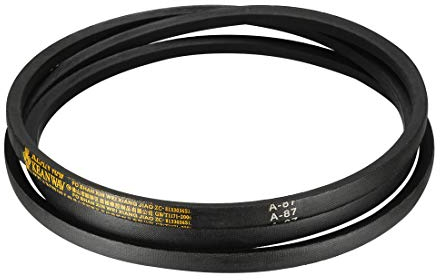 sourcing map A87 Courroies Trapézoïdales d'Entraînement 87 Longueur Intérieure 13mm Largeur 8mm Épais JIS Courroie de Transmission en Caoutchouc à Section A Standard