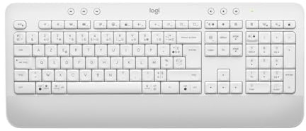 Logitech Signature MK650 Combo for Business, Souris et Clavier sans Fil, Logi Bolt, Bluetooth, SmartWheel, Globally Certified, Windows/Mac/Chrome/Linux, Français AZERTY - Blanc