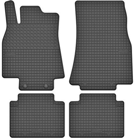 edecor Gummifussmatten Automatten Gummimatten Gummi Fußmatten Satz Set für Mercedes B-Klasse W245 Bj. 2005-2011