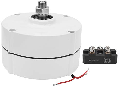 Générateur, Générateur à Aimant Permanent Alternateur éLectrique Triphasé à Courant Alternatif AVAN-100w Fournitures Industrielles(Avec redresseur 12V)