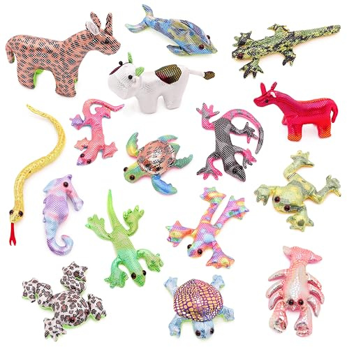 Toyland® Pack of 3-10cm (4) Sand Animal Toy/Decoration - Assorted Designs - 3 Chosen at Random