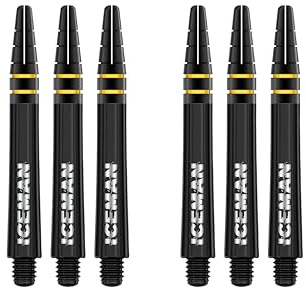 RED DRAGON Gerwyn Price Iceman Nitrotech Dart-Stiele - 2 Sets pro Packung (insgesamt 6 Stiele)