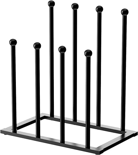 xocome Schuhregal Stehend Metall - Freistehende Schuhschrank, Schuhablage für Schlafsaal, Schrank, Eingangsbereich, Schlafzimmer, Terrasse, Outdoor, Flur, Schuhregal-Organizer für 4 Paar (Schwarz)