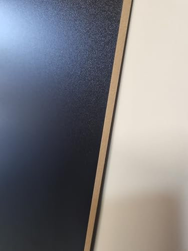 Black faced MDF island backing board, end panel, fascia and filler panel. 900 x 1000 x 8mm