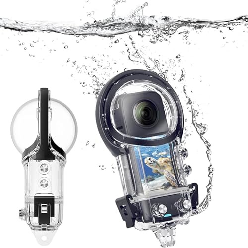 Custodia Impermeabile per ONE X3, Guscio Protettivo Impermeabile IPX8 per Immersioni Subacquee con Staffa Supporta 50 M/164 Piedi di profondità, Ideale per Immersioni, Surf