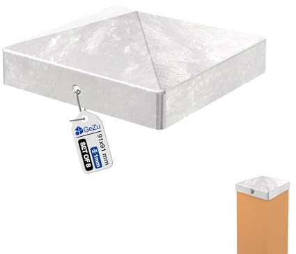 GeZu Impex Capuchon de poteau Pyramide 91 x 91 mm