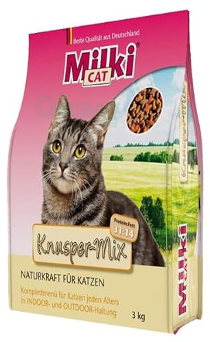 Milki Cat® Knusper Mix, Katzentrockenfutter (3 kg)