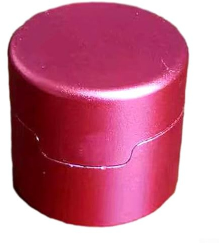 Oniissy Billard-Kreidehalter für Pool- und Snooker-Queues, magnetisches Gehäuse aus Aluminiumlegierung mit Feuchtigkeitsschutz, kompaktes 32-mm-Design für Rot, Schwarz, Grün, Grau, Blau (rot)