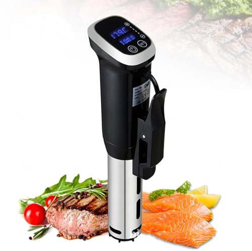 Cocedor de precisión Sous Vide, circulador de inmersión, cocedor al vacío con temporizador y control de temperatura de 0 a 90 °C, pantalla digital LED, resistencia al agua IPX7 para uso