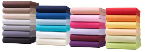 Hometex Premium Textiles Boxspringbett Spannbettlaken Spannbetttuch bis 36 cm Steghöhe | Bettlaken Jersey aus 100% Baumwolle für Wasserbetten | Oeko-TEX® Made IN Green | 180-200x200-220 cm Silber