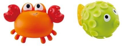 Hape E0208 Riff Freunde, Badespielzeug Mehrfarbig Einheitsgröße