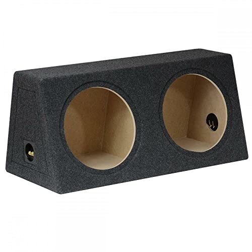 Inex MDF Double Joint Voiture Audio Enceinte Caisson de Basse Caisson de Basses Boîtier Noir IX-C1230X2