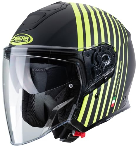 Caberg Flyon Bakari Matt Schwarz/Gelb Fluo M