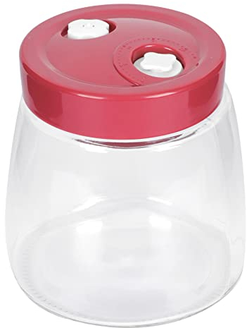Cabilock Einmachglas Vorratsglas Glasdose Glas mit Deckel 1000ml Fermentierglas Honigglas Dessertglas Vorspeisenglas Einkochglas für Kombucha Kimchi Kefir Marmelade Gerichte Fermentation