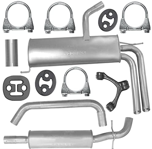Ferroz Auspuffanlage Schalldämpferset Auspuff für 2.0 TDI Seat Altea XL, Toledo 3 III 5P2