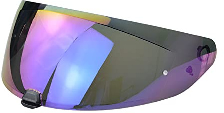 Shkalacar Casque de Moto visière,Remplacement de visière de Casque pour HJC i70 i10 Casque Moto Pare-Vent Casque lentille