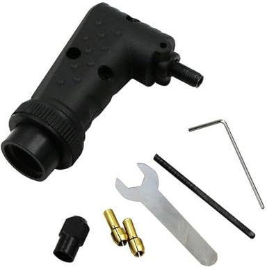 Kit convertidor de ángulo recto para amoladora eléctrica Dremel, accesorios de herramienta giratoria, convertidor de 90 grados, accesorio de herramienta de grabado de pulido
