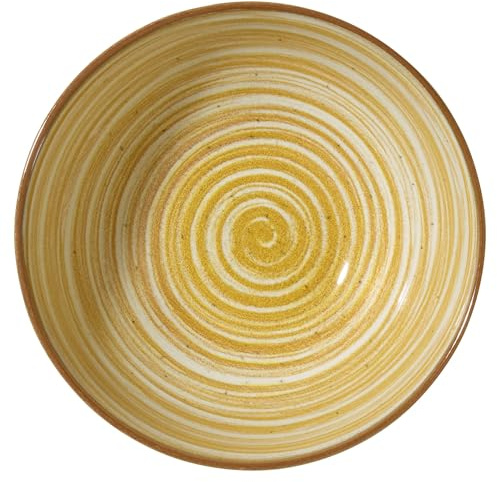 METRO Professional Cuenco Madleen, cerámica de gres, Ø 16 cm, Amarillo, 6 Unidades