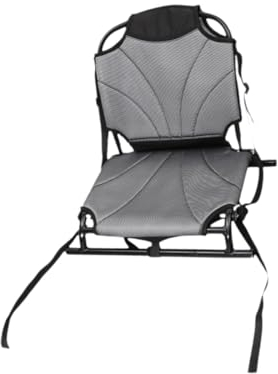 Oshhni Klappbarer Kajaksitz, Kanusitz, Aluminiumlegierung und Nylon, Verstellbarer Angelsitz, Bootssitz für aufblasbares Kajak, Angelstadion