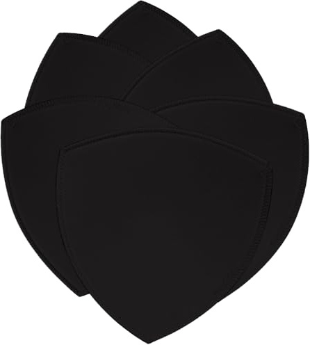 TopBine Bra Pads Inserts (3 Pairs C/D Black, C/D)